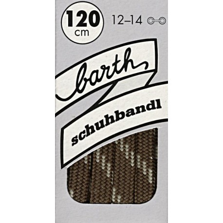Barth Bergsport půlkulaté/120 cm/barva 306 tkaničky do bot