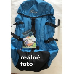 Doldy Avenger 40l modra turisticky batoh realne foto