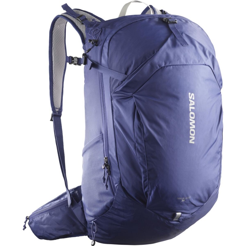 Salomon Trailblazer 30l mazarine blue   ghost gray C21833 bezecky turisticky batoh