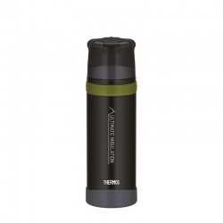 Thermos Mountain 750 ml vakuova termoska cerna