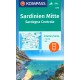 Kompass 2498 Sardinie střed Sardegna Centrale soubor 4 map 1:50 000