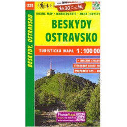 SHOCart 223 Beskydy, Ostravsko 1:100 000