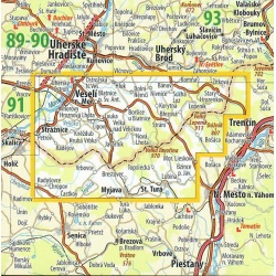 KcT 92 Slovacko, Bile Karpaty 50 000 Oblast