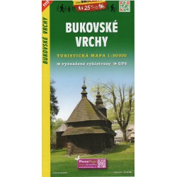 SHOCart 1119 Bukovské vrchy 1:50 000 turistická mapa