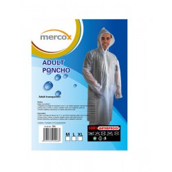 Mercox pláštěnka celopropínací transparentní