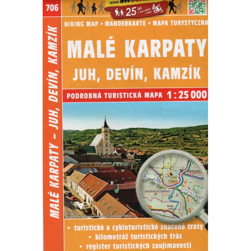 SHOCart 706 Male Karpaty 25 000 turisticka mapa