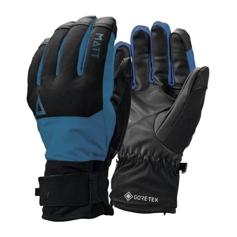 Matt Rob GTX Gloves 3274 AZ modre panske nepromokave lyzarske prstove rukavice