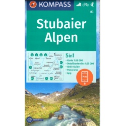 Kompas 83 Stubaier Alpen 50 000