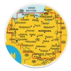 Marco Polo Polsko 300 000 autoatlas Oblast