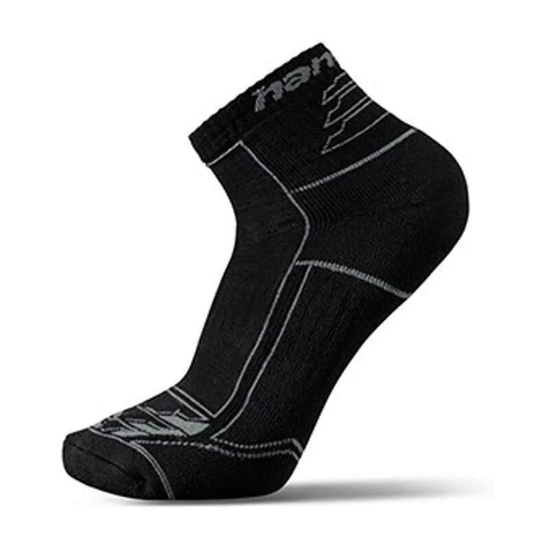 Hannah Walk lite II Man anthracite technicke nizke turisticke ponozky s merino vlnou