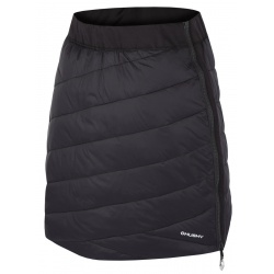 Husky Freez L black cerna damska zimni zateplena sukne oboustranna