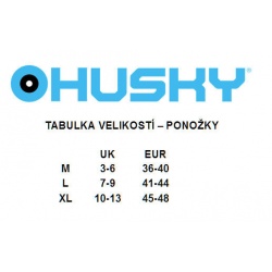 Husky Snow Ski modra cerna lyzarske podkolenky Coolmax 1