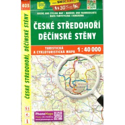 SHOCart 403 České středohoří, Děčínské stěny 1:40 000 turistická mapa
