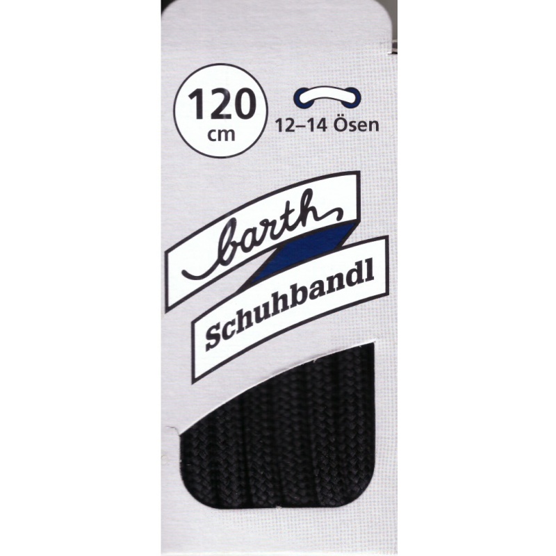 Barth Sport Rund dick kulate cerne silne 120 cm 038 tkanicky do bot