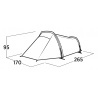Easy Camp Sarek 2 dvouplastovy lehky a skladny turisticky stan pro 2 osoby 1