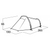 Easy Camp Sarek 1 dvouplastovy lehky a skladny turisticky stan pro 1 osobu 1