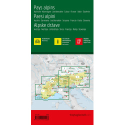 Freytag a Berndt Alpy 500 000 automapa Rakousko, Slovinsko, Italie, Svycarsko, Francie 1
