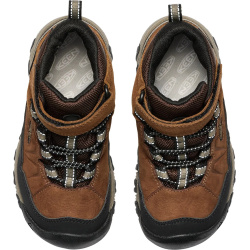 Keen Targhee IV Mid WP Children bison/brindle detske vyssi nepromokave kozene trek boty 6