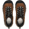 Keen Targhee IV Mid WP Youth bison/brindle detske vyssi nepromokave kozene trekove boty 6