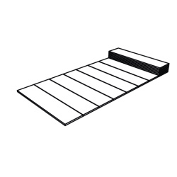 Pinguin Fold XL Alu Mat skladaci penova karimatka 192 x 58 x 2 cm s reflexni vrstvou 8