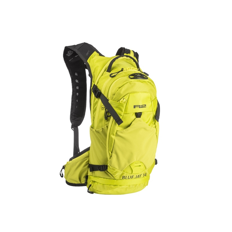 R2 Blue Jay ATBP08B 14l neonove zluta cerna sportovni cyklo batoh na kolo i na turistiku 