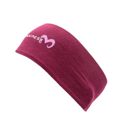 Progres D MW Headband unisex mulifunkcni sirsi celenka vlna vinovy melir