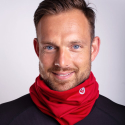 Progres D TS Neck unisex mulifunkcni satek nakrcnik s microfleecem uvnitr cervena1