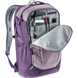 Deuter Giga 28l mestsky batoh do prace i do skoly s kapsou na notebook lavender purple 6