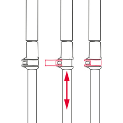 Leki Skytera FX Carbon SL ctyrdilne skladaci ultralehke trekove hole bez odpruzeni 5