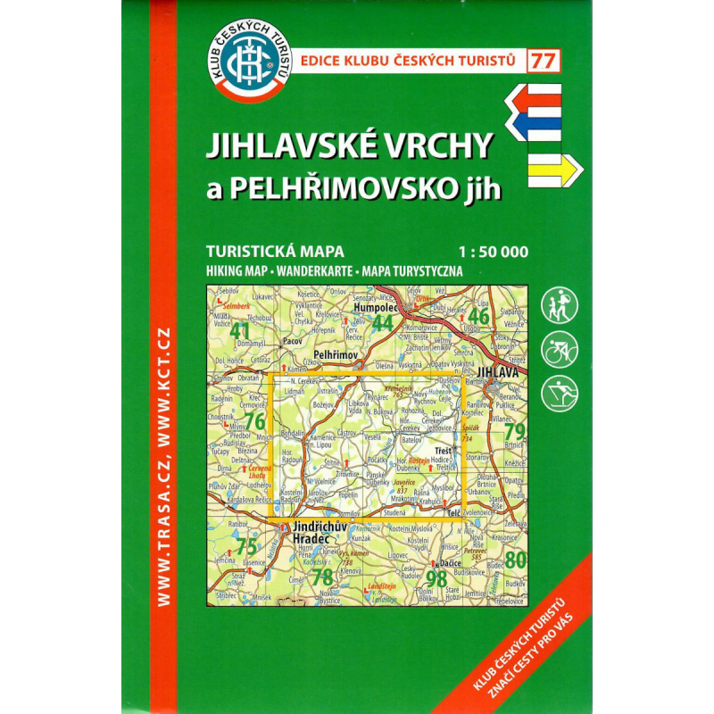 KcT 77 Jihlavske vrchy a Pelhrimovsko jih 50 000