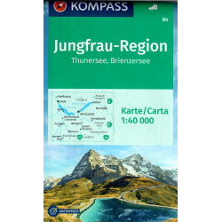 Kompas 84 Jungfrau Region Thuner See Brienzer See 50 000