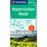 Kompas 198 Bayerischer Wald 50 000