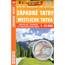 SHOCart 702 Zapadne Tatry 25 000 turisticka mapa
