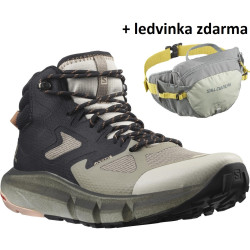 Salomon Predict Hike Mid GTX W kaki black 414605 damske nepromokave trekove boty darek