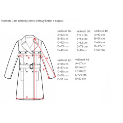 _Hannah Gaia grenadine damsky zimni perovy kabat s kapuci zmereno