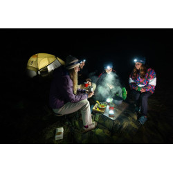 Petzl Tikkina celovka na baterie / kompatibilni s dobijecim akumulatorem CORE cervena 11