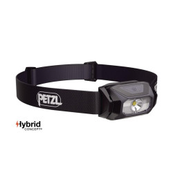 Petzl Tikkina Hybrid celovka na baterie   kompatibilni s dobijecim akumulatorem cerna