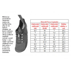 _Merrell Nova 3 monument J067611 panske nizke odpruzene prodysne bezecke boty zmereno