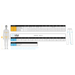 _Kilpi Rhea-M tmave modra ZM0407KIDBL panske nepromokave zimni lyzarske kalhoty zmereno