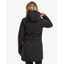 Kilpi Lasika-W cerna WL0136 damsky vodeodolny softshellovy zatepleny kabat 1
