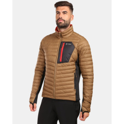 Kilpi Actis-M hneda ZM0126KI panska lehka prosivana bunda se vsadkami DWR