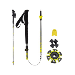 Camp Laser ADJ lehké 5-dílné skládací trekové hole bez odpružení