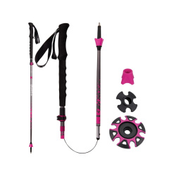 Camp Laser ADJ W lehke damske 4-dilne skladaci trekove hole bez odpruzeni