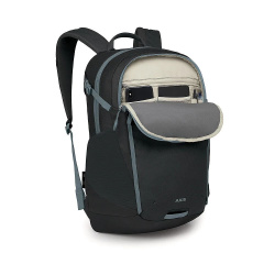 Osprey Axis 24l mestsky batoh s kapsou na notebook black shale grey 3