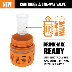 Grayl ULTRAPRESS Purifier forager moss mechanicky filtr na vodu objem 500 ml 9