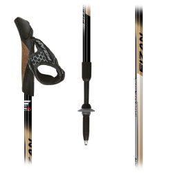 Fizan NW Speed dvoudilne nordic walking hole bez odpruzeni 100505 beige  1