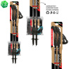 Fizan NW Revolution beige tridilne nordic walking hole bez odpruzeni 2