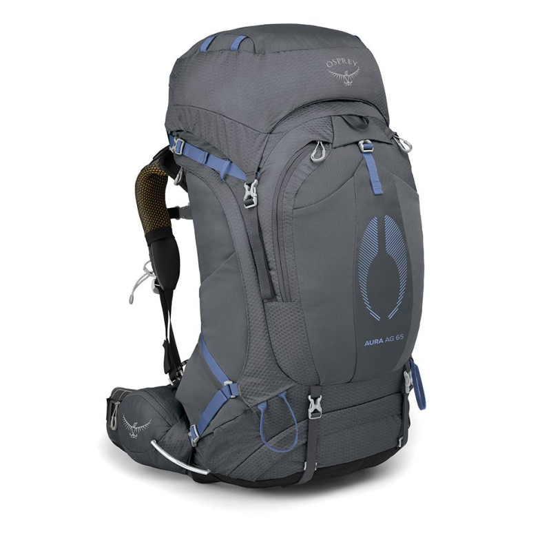 Osprey Aura AG 65l WXS S damsky expedicni batoh tungsten grey seda