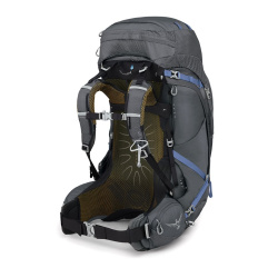 Osprey Aura AG 65l WXS S damsky expedicni batoh tungsten grey seda 2
