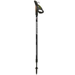 Fizan NW Speed cerna black dvoudilne nordic walking hole bez odpruzeni